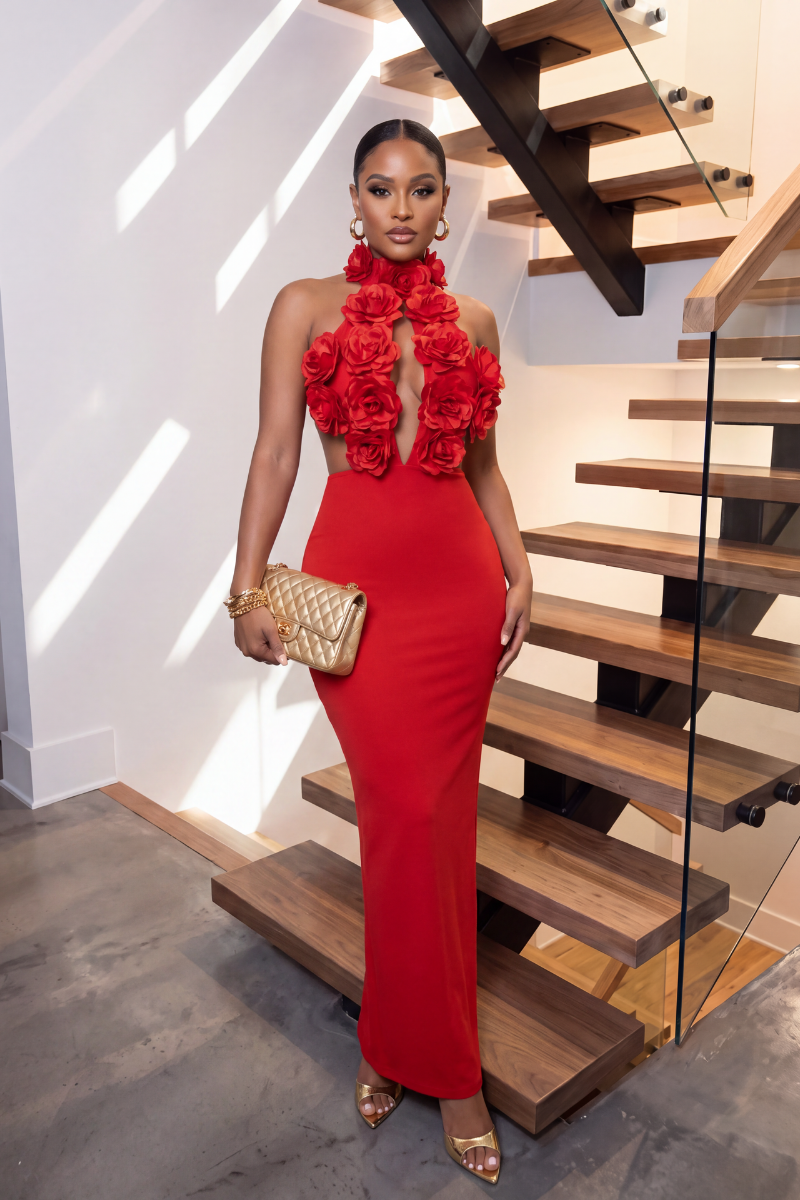 Scarlet Rose Maxi
