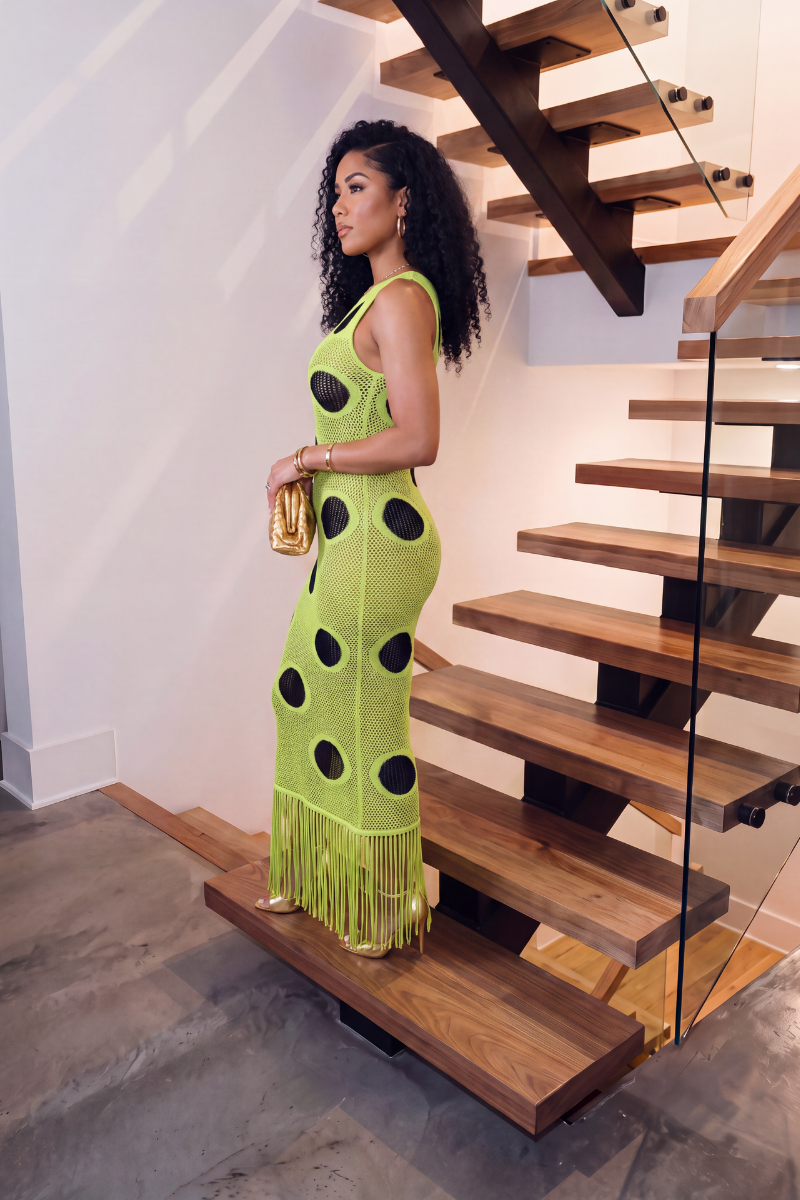 Luxe Crochet Maxi Dress