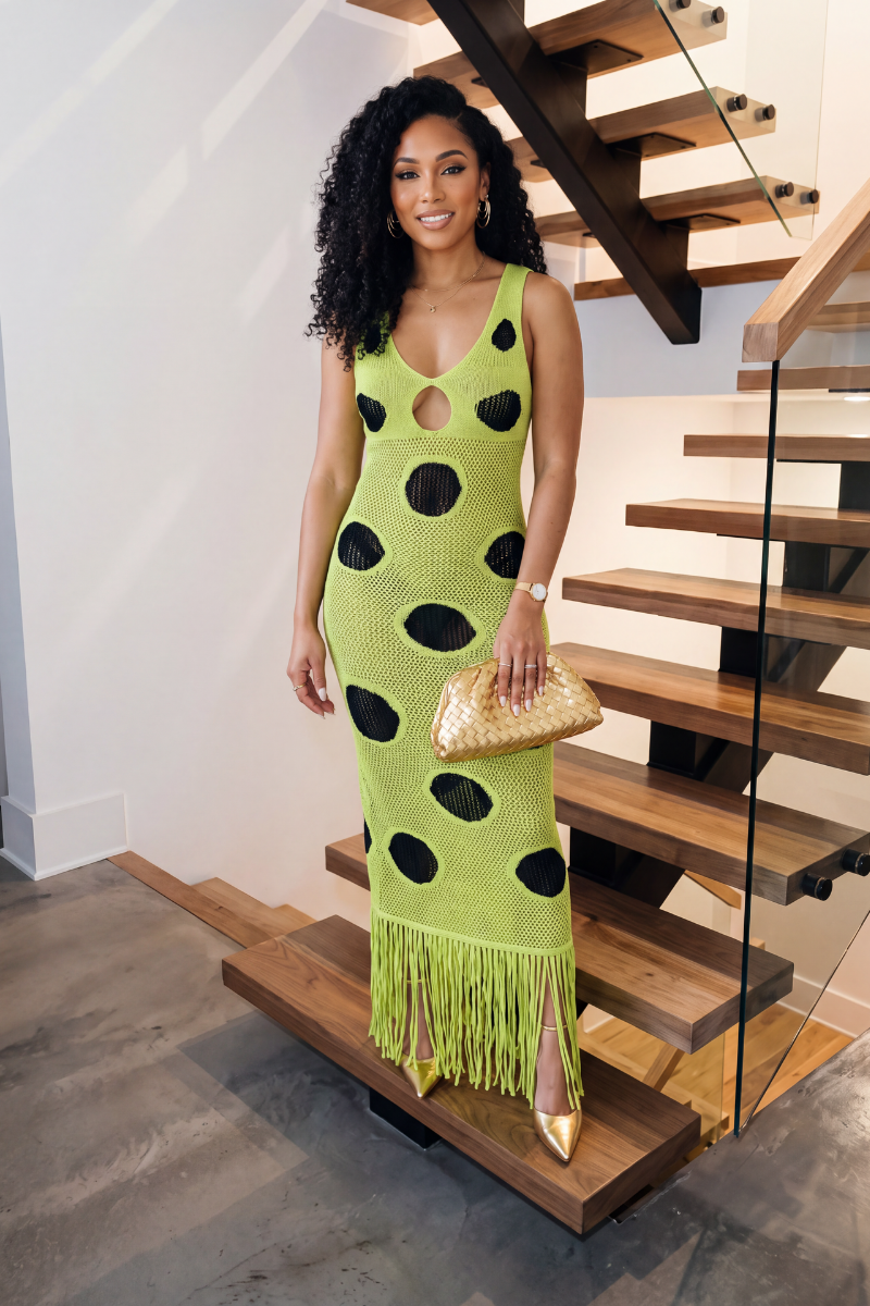 Luxe Crochet Maxi Dress